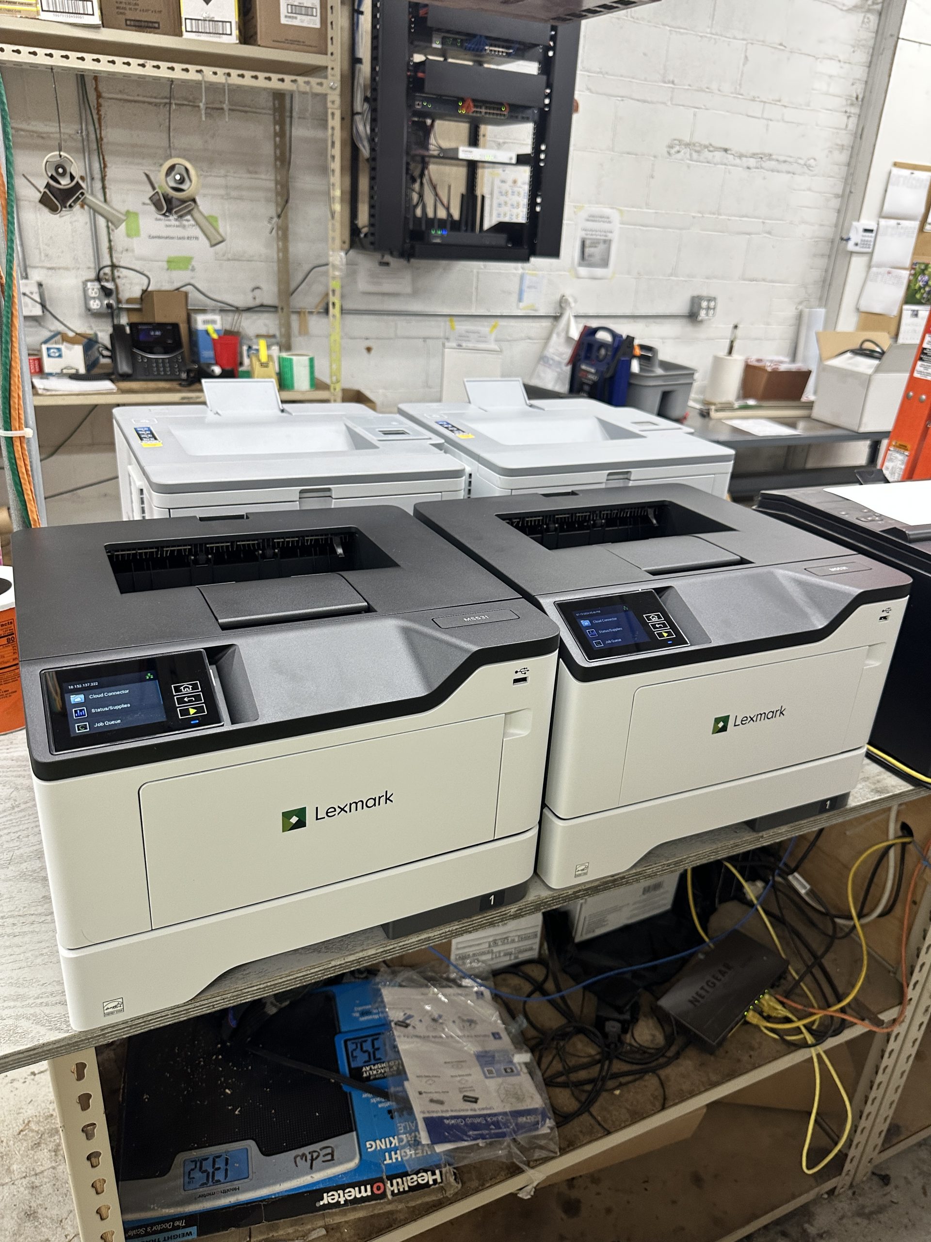 printers horizontal