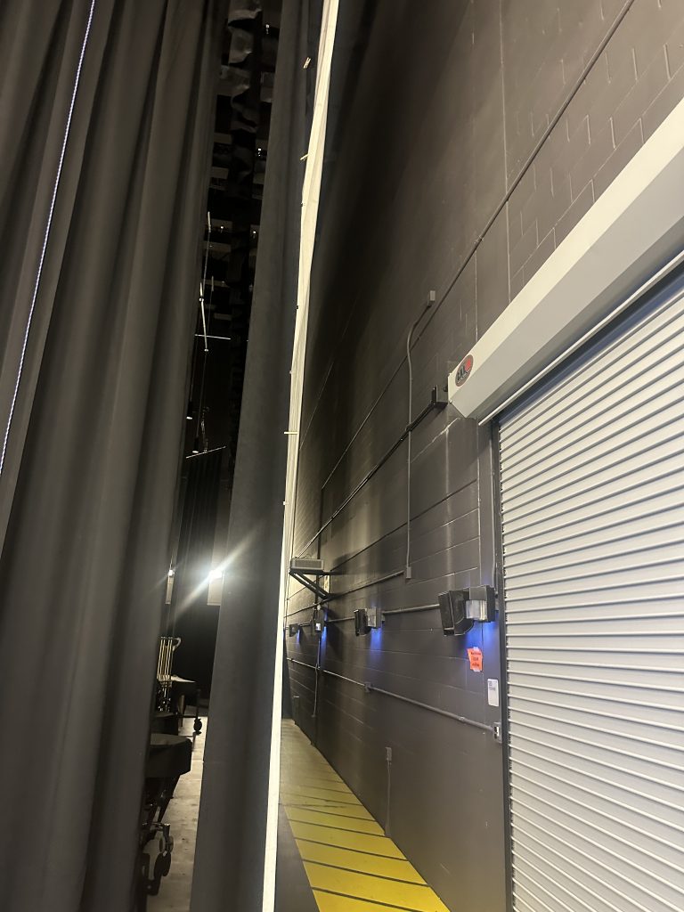 tech near overhead door